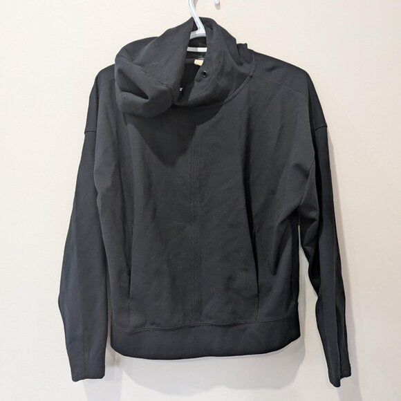 Lole Black Pullover Hoodie Women's S Athleisure Pockets 23 inch L w Pockets! - Picture 1 of 8